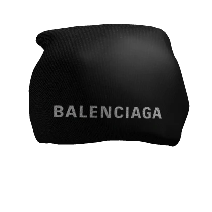 BALENCIAGA BLACK BEANIE