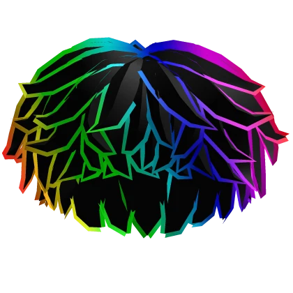 Rainbow Cartoony Hair