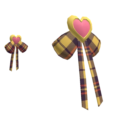 Plaid Hairpin Decoration