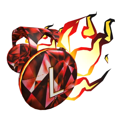 Red Infernal Sparkle Time Clockwork Headphones