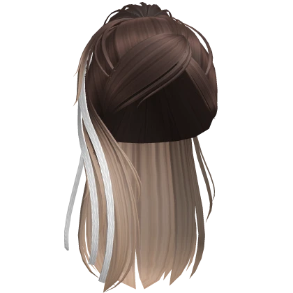 Player 196 Squid Game Half Up Ponytail Ombre