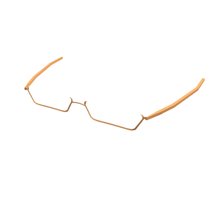 Low Frame Glasses Bright Orange