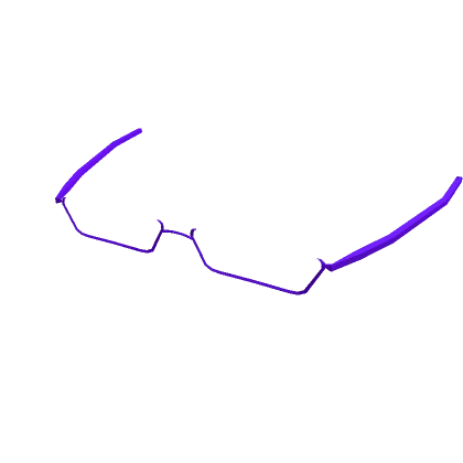 Low Frame Glasses Pastel Purple