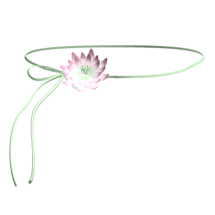 ♱ Flower Necklace In Green&Pink