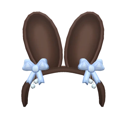 Easter Chocolate Bunny Ears Blue