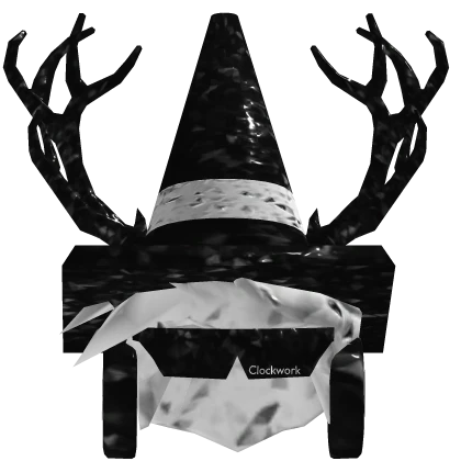 ✅ [PBR] White Hair + Cone + Antlers + Headphones