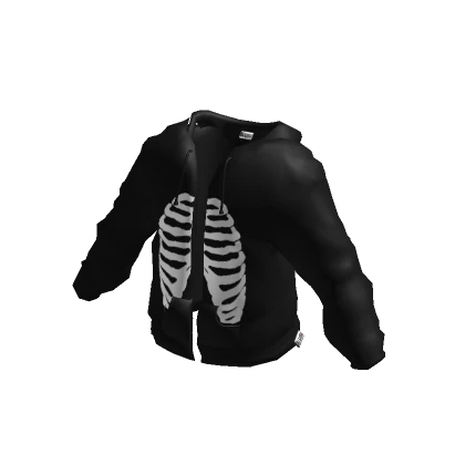 Oversized Skelly Zip up