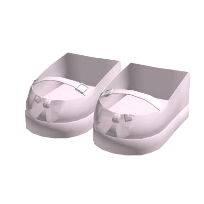 ♡ Baby Pink Kitty Mary Janes Shoes