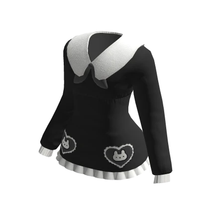 ♡ kawaii bunny night gown ⋆ black