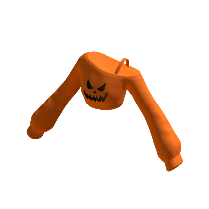 Halloween Off Shoulder Cropped Shirt