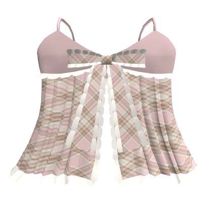 🤍 pretty babydoll plaid ruffled dress neapolitan