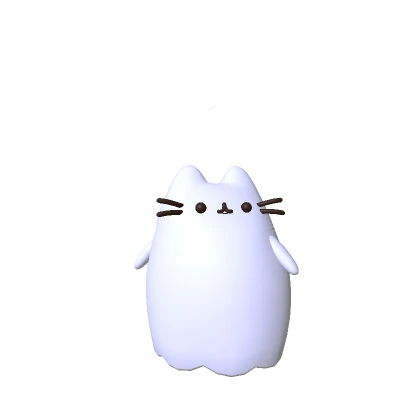 Mini Kawaii Ghost Cat