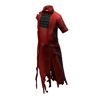 Red Ripped Coat