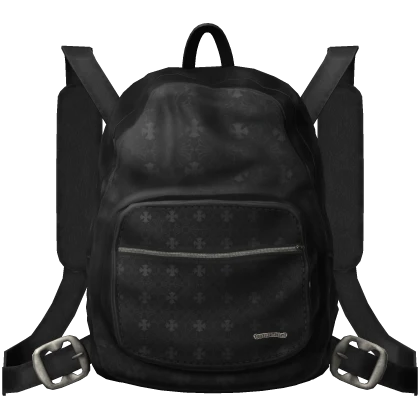 (1.0) Chrome Hearts Leather Backpack