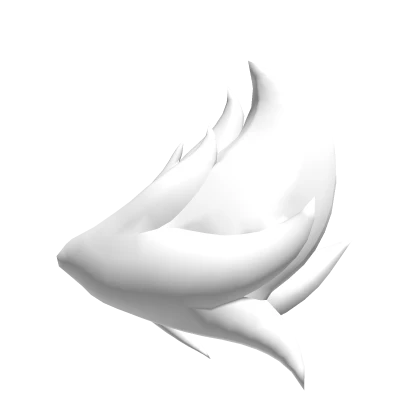 fluffy white fox tail