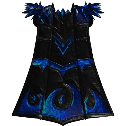 Blue Fire Knight Cape