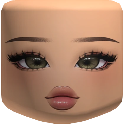 Shy Girl Cold Blush Cute Face Makeup Mask Green