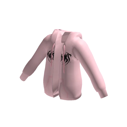 Pink Morphist Grunge Hoodie