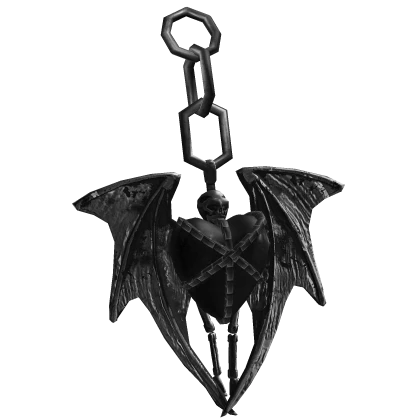 Gothic Chained Skeleton Keychain (1.0)