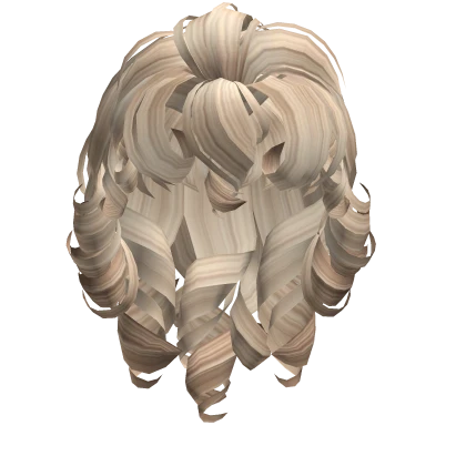 Angel's Curly Mullet in Blonde