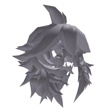 Grey Messy Wolf Cut [1.0]