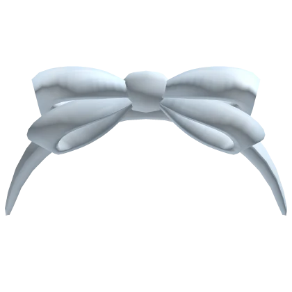 cute igari headband bow - baby blue