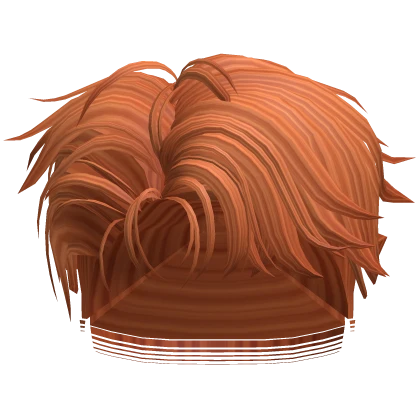 Ginger - Parted Short Fade, Light Bangs