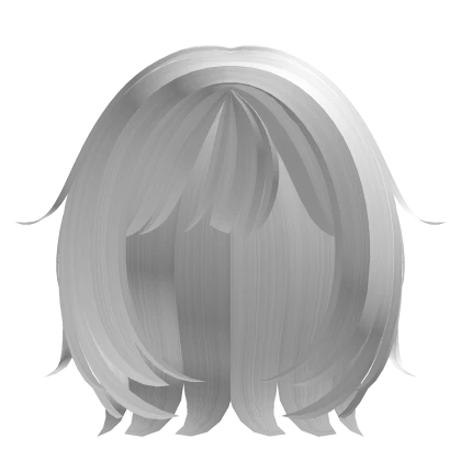 ♡ : white wispy short fairy haircut