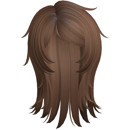 ☆ emo wolf cut cute wispy hair orange