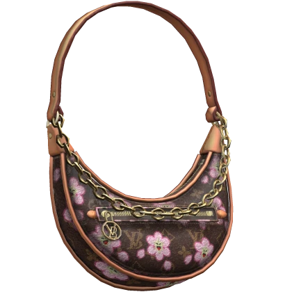Luxury Designer Purse ( Classic Flower Print V1 )