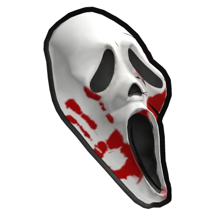 Cartoony Scream Hand Print [RIGHT SIDE]