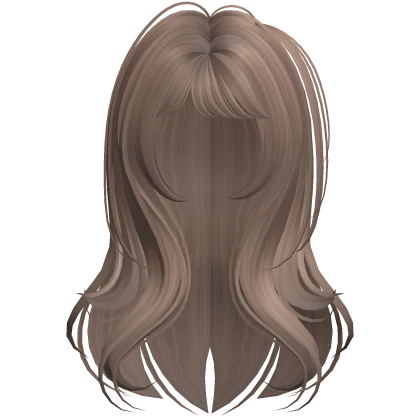 goth emo girl w side half pigtails hair (milk tea)