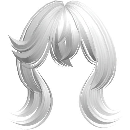 Punk Fluffy Spiky Long Bangs (White)