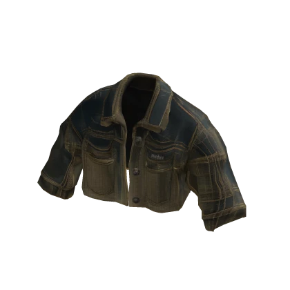 MARCHÉE - Garden Distressed Boxy Denim Jacket