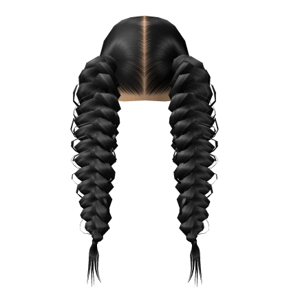 Fishtail braids [Black]