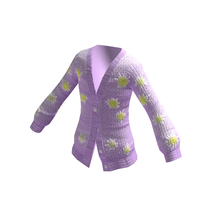 Flower Cardigan (Purple)