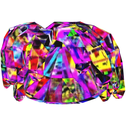 [ANIMATED] Glitch Colorful Bacon Hair