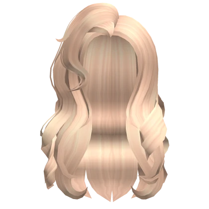 Cute Side Swept Summer Hair in Blonde