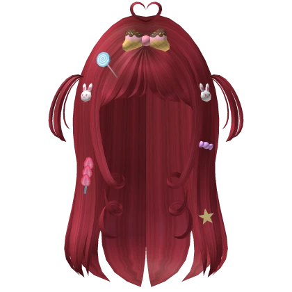 Red Sweetheart Street Cute Candy Hair - RBCs