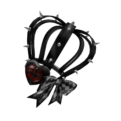 red noir vkei mini crown