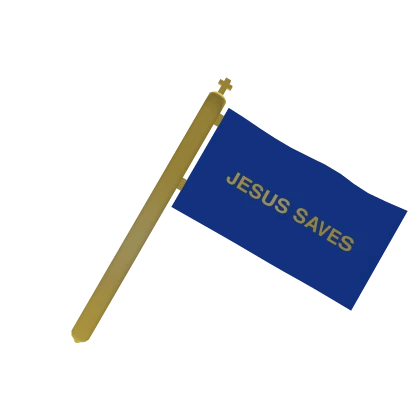 [✝️] Jesus Saves XL Flag
