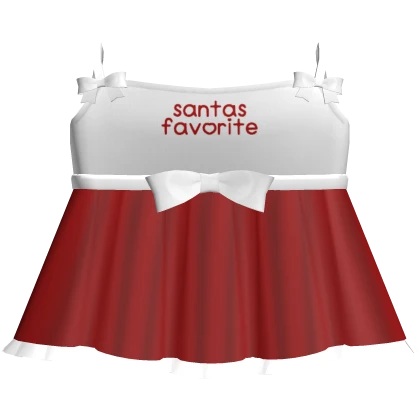 🤍 santas favorite christmas dress red & white