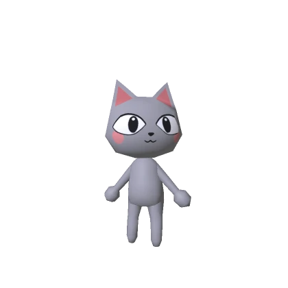 Mini Cat LowPoly [RECOLORABLE]