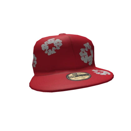 Red Denim Tears New Era