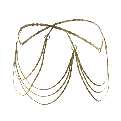  Sterling Gaian Gold Face Chains