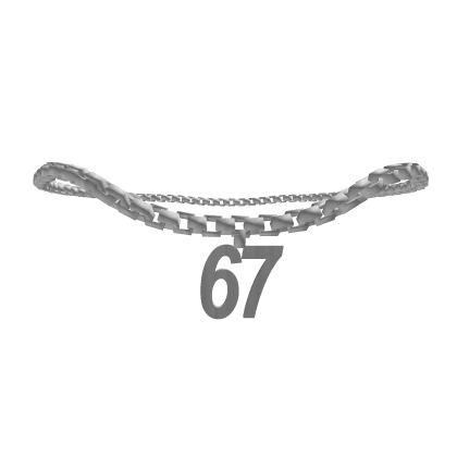 67 Chain Necklace Silver
