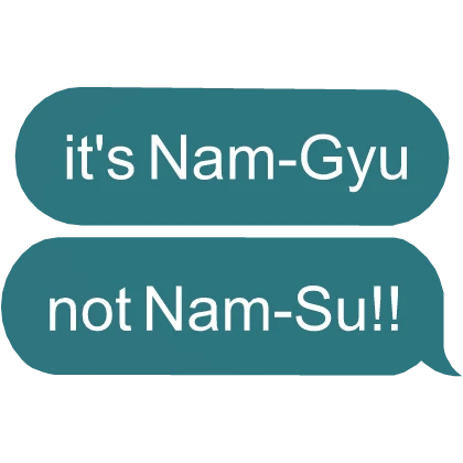 It's Nam-Gyu not Nam-Su!! squid game thanos text