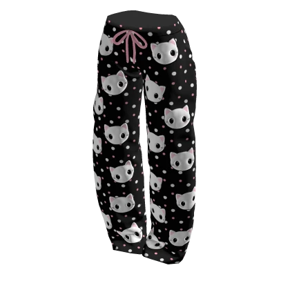 Black Kitty Pjs
