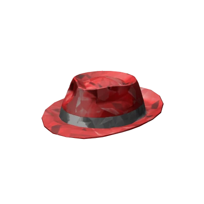 Sparkly Red Fedora