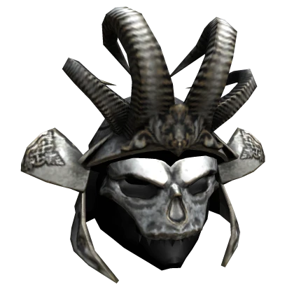 Silver Samurai Helmet
